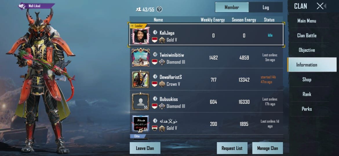 RANTAU Clan Open Member